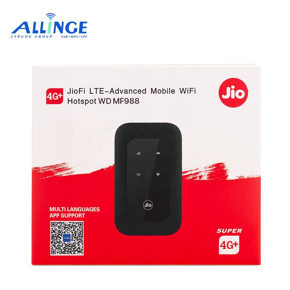 ALLINGE XYY571 Mini Router MF988 Portable Wifi Router 150Mbps 4G Wifi Router With Sim Card Slot